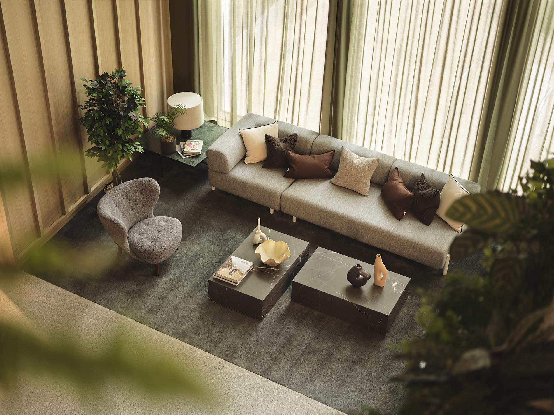 High View of Sitting Area High View of Sitting Area