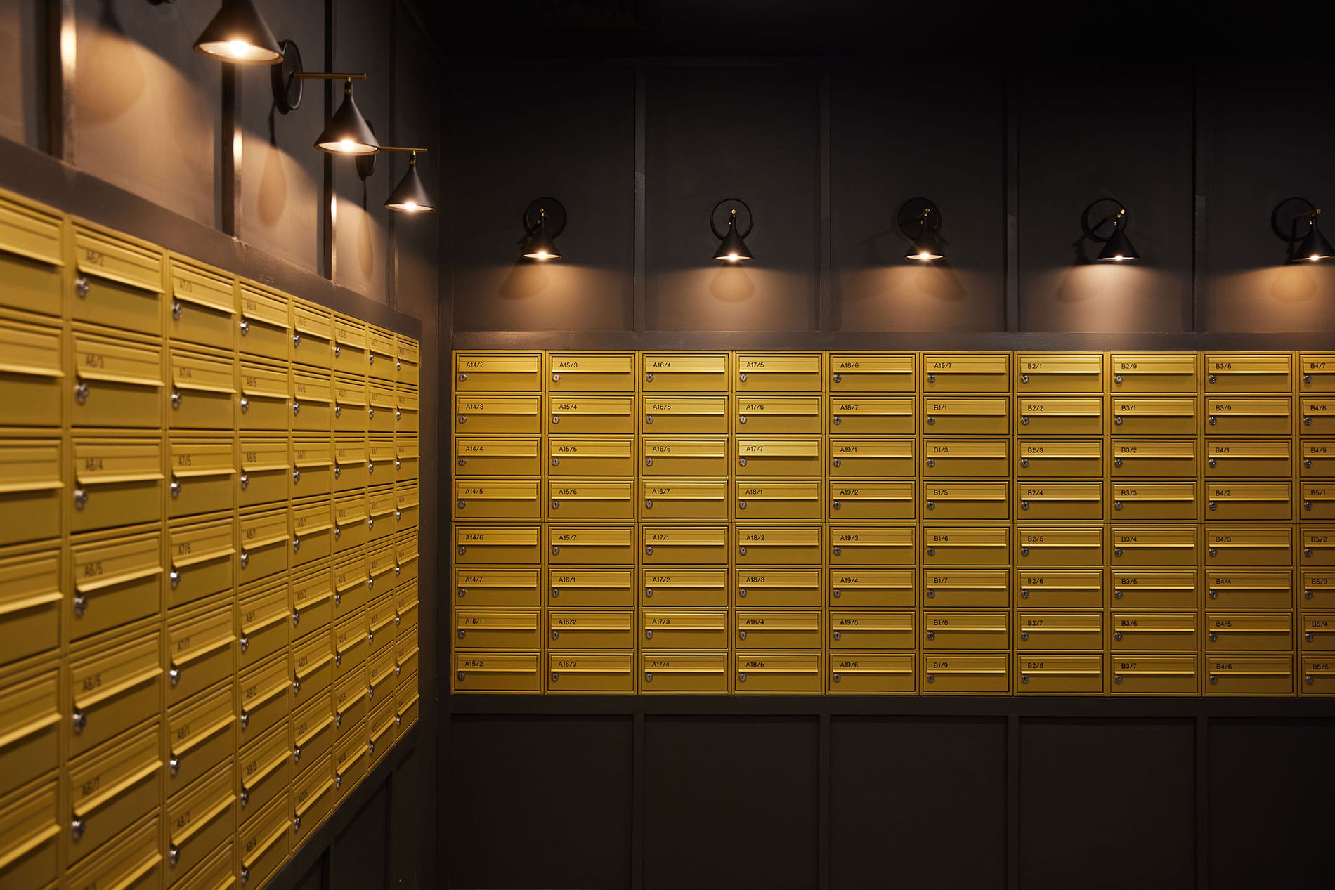 Mailbox area Mailbox area